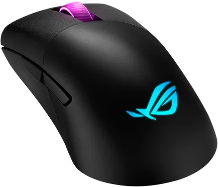 ASUS ROG KERIS Wireless - Trådløs spillmus - Optisk - 5 knapper - Svart med RGB-lys