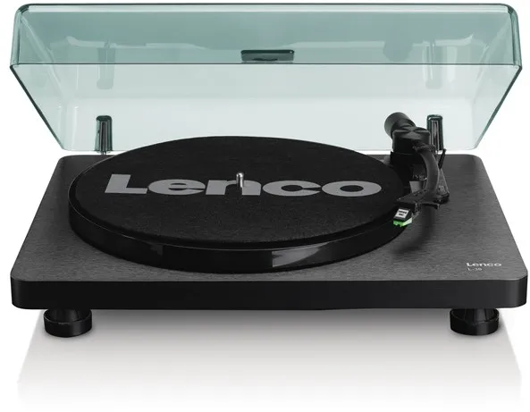 Lenco L-30BK Record Player with USB/PC encoding - Black - Platespiller Sort